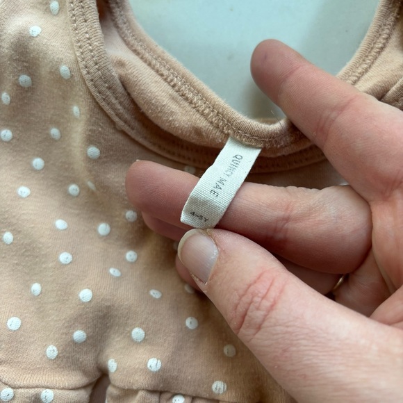 Quincy Mae Light Pink Polka Dot Dress - Picture 3 of 5